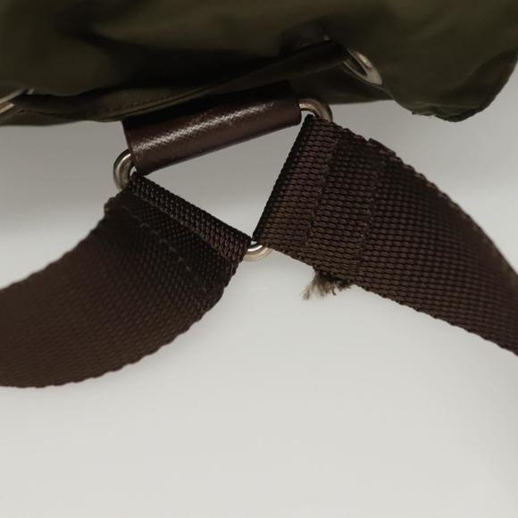 PRADA Backpack Nylon Khaki Silver Auth bs22991 main image 10